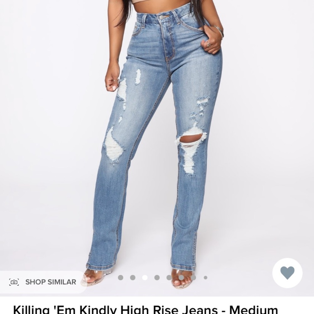 Killing ‘Em kindly high rise jeans